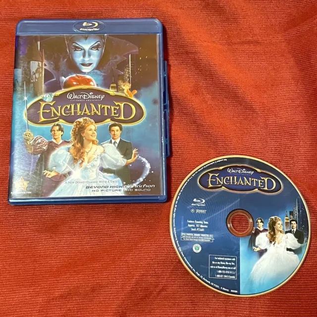 Walt Disneys Enchanted 2007 Amy Adams Blu Ray Mint And Complete 1