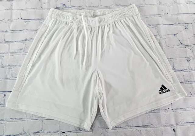 Adidas Soccer Training Shorts Tastigo DW9146 White Futbol Soccer MENS SIZE 2XL