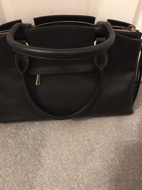 D J LEATHER HANDBAG 40.00 PicClick UK