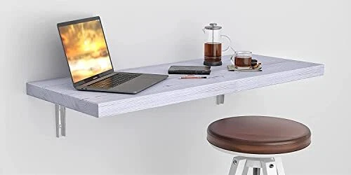 Wall Folding Table, Wall Mounted Desk, Folding Wall Mounted Murphy Desk, Drop