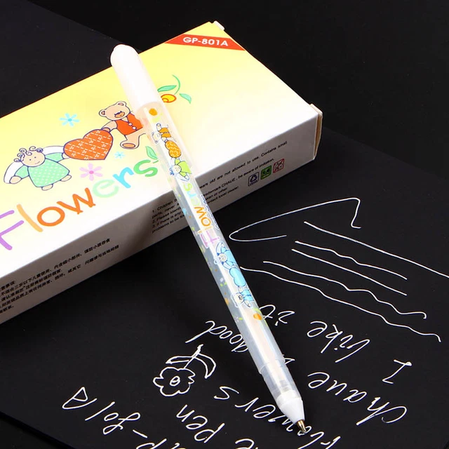 1Stk Gelschreiber Weiß Gelmalstifte Gelstifte Stift-Nachfüllung DIY FotoalbumJY
