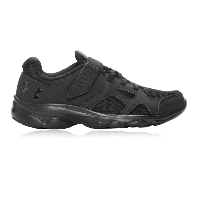 Under Armour Kids Pace Running Shoes Trainers Sneakers UK C13.5 EU32 Black R4211