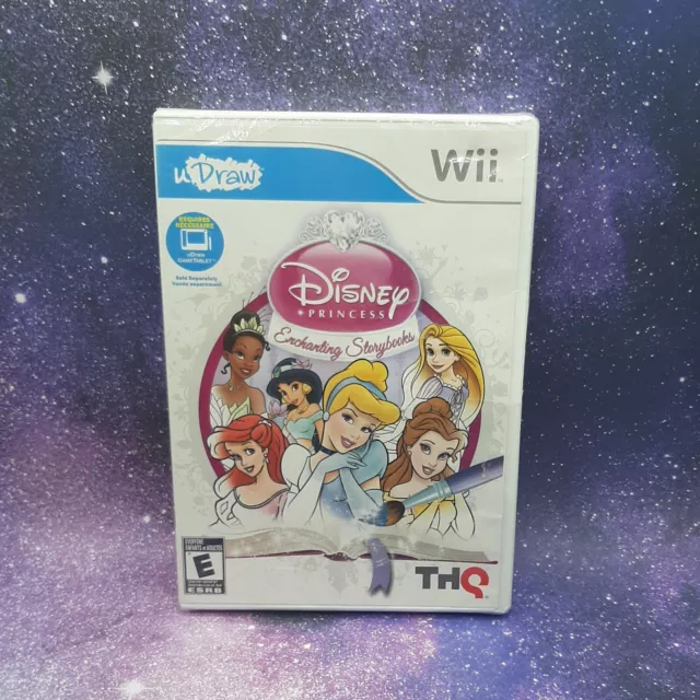 Disney Princess Enchanting Storybooks Wii Udraw Nintendo Wii 2011 New draw