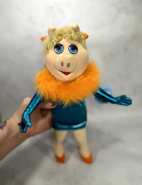 12" Jim Henson TM Miss Piggy Muppet's Stuffed Plush Animal Toy Play Doll 3