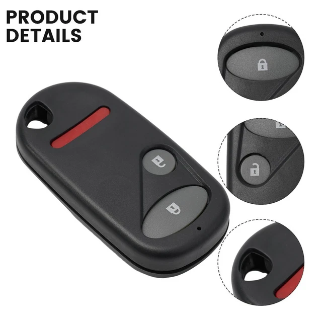Chiave auto 2 tasti telecomando alloggiamento shell ciondolo adatto per Hon