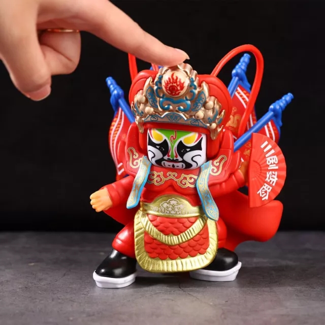 Sichuan Opera face-changing doll facial makeup ornaments opera doll 川剧变脸娃娃京剧脸谱玩具
