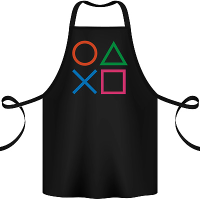 Arcade Game Console Buttons Gaming Gamer Cotton Apron 100% Organic