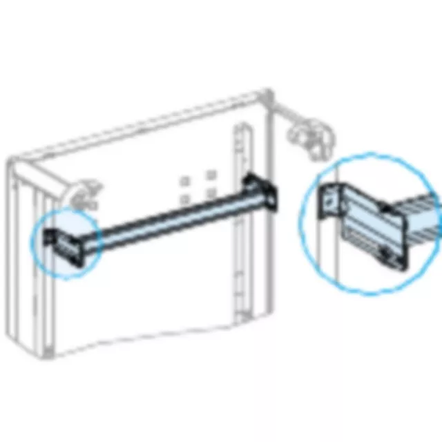 Schneider Electric PrismaSeT-G, DIN-Schiene LVS03002 Ausbau Metall PrismaSeT-G,