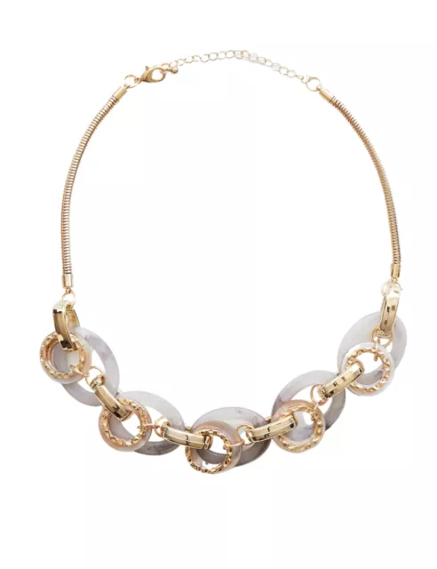 AU OSFA ROCKMANS - Womens Fashion Jewellery - Multi Link Short Necklace