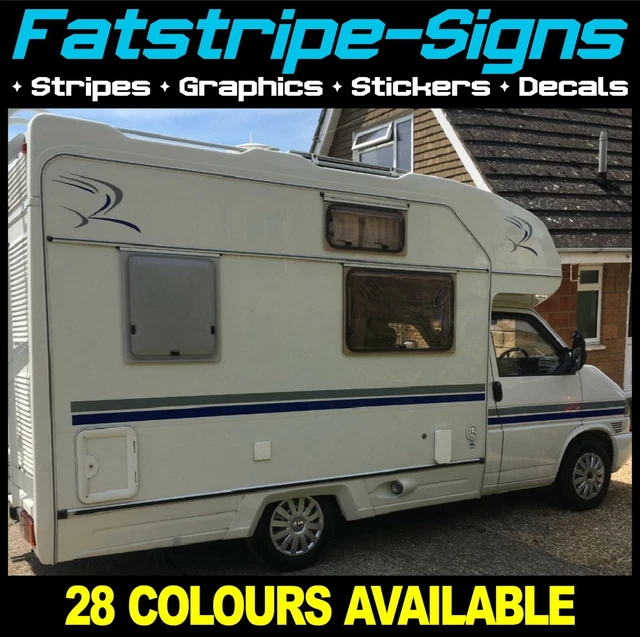 MOTORHOME VINYL STRIPES Graphics Stickers Decals Camper Van Rv Caravan