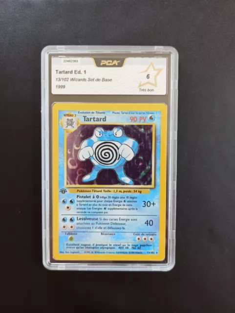 Pokemon Card Tartard 13/102 Holo Edition 1 - Base Set - FR - PCA 6