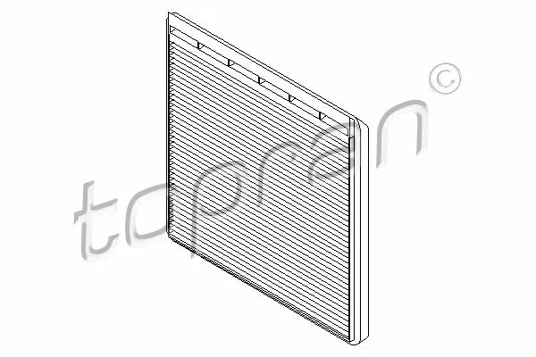 Filtro TOPRAN 720 335, aire interior para CITROËN, PEUGEOT