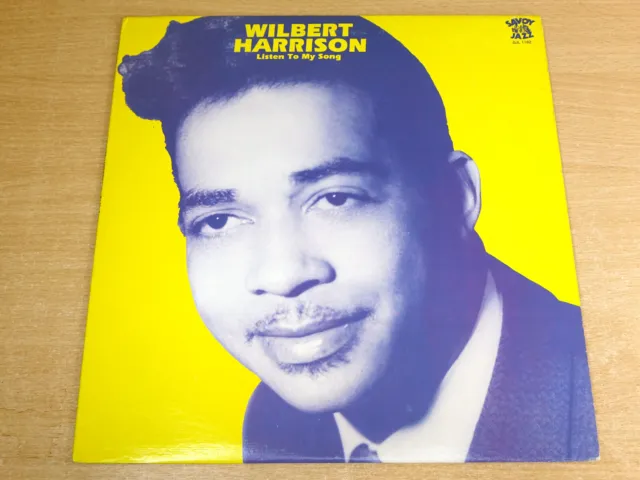 EX/EX- !! Wilbert Harrison/Listen To My Song/1987 Savoy Jazz LP/USA Issue