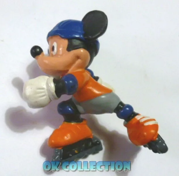 PERSONAGGIO pvc alto 6 cm _ TOPOLINO PATTINATORE MICKEY MOUSE DISNEY (Bullyland)