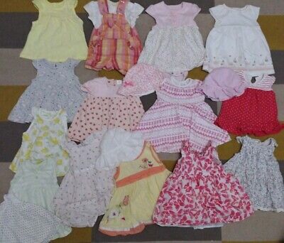 Baby Girls Summer Holiday dresses, dungarees,tops 0-3 months excellent cond  Q