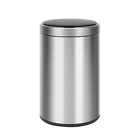 Innovaze 3.2 Gal. Round Motion Sensor Trash Can with Removable Inner Bucket for