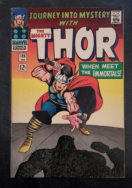 Marvel Journey into Mystery with The Mighty Thor #125 Silver Age Comic Feb 1966