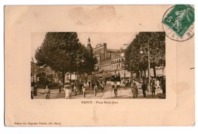 54-158 cpa Nancy - Place Saint Jean