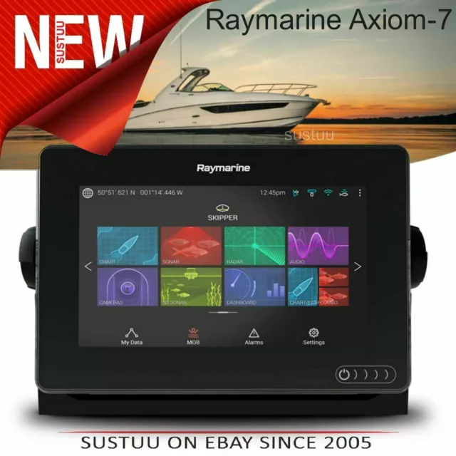 Raymarine Axiom 7│7" LCD MFD Navigation│CHIRP/GPS/GLONASS│Wi-Fi-BT│IPX6/7│E70363
