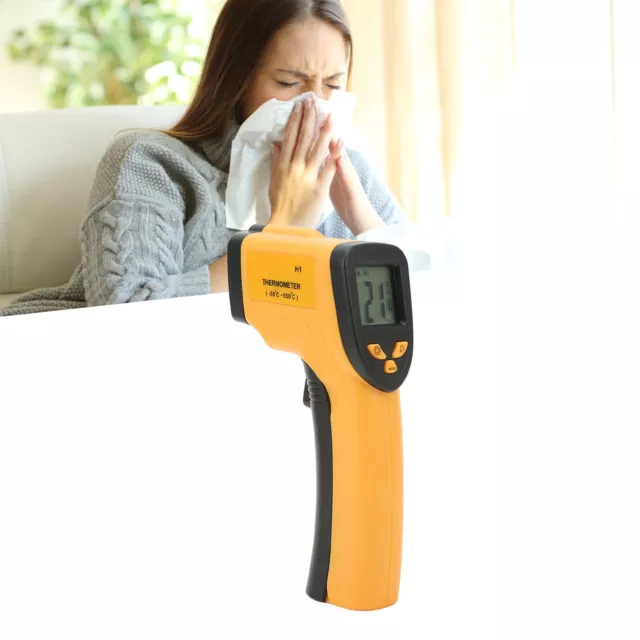 Digital Infrared Thermometer Non Contact 12:1 Handheld Temperature Measuring Gu