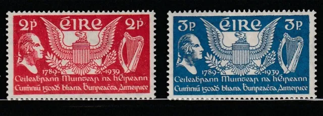 Ireland    1939    Sc # 103-04    MLH    OG