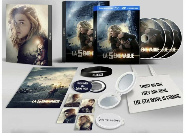Coffret Combo Bluray Disc + DVD La 5ème Vague Edition Collector Neuf