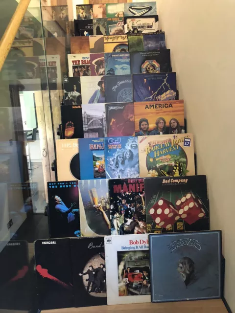 COLLECTION 36 70's Vinyl LPs Eagles Dylan Hendrix Roxy Supertramp
