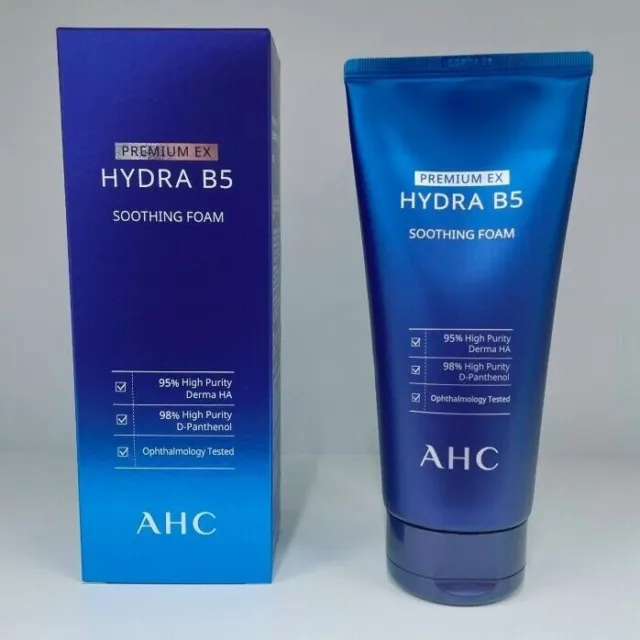 AHC Premium Hydra B5 Soothing Foam 180ml Cleansing Foam Cleanser Korean Cosmetic