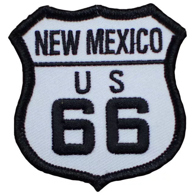 New Mexico Patch -  Route 66, Gallup, Laguna, Milan, Albuquerque 2.5" (Iron on)