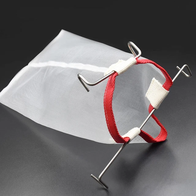 10 Sacs Filtres à Miel En Nylon - Taille 46x60cm, Qualité Alimentaire, Maille 120
