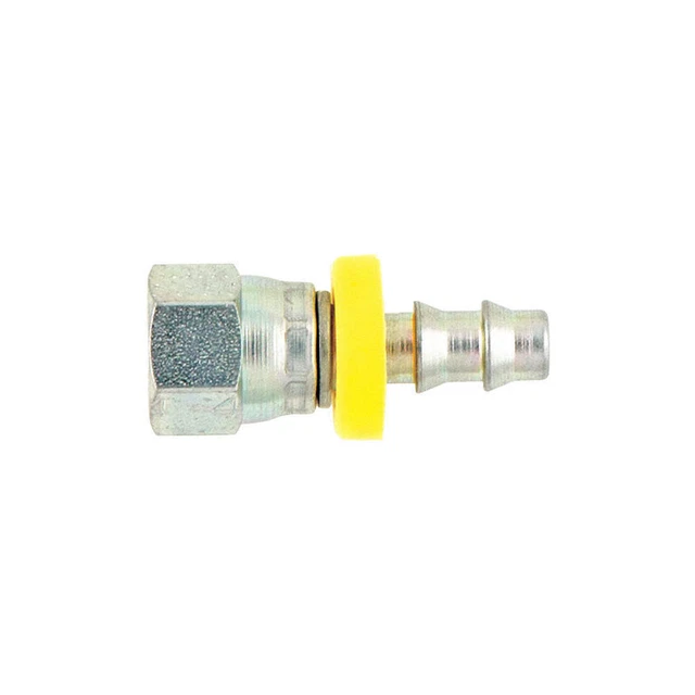 PARKER 30682-6-8B Hydraulic Hose Fitting,Brass,9/16"-18