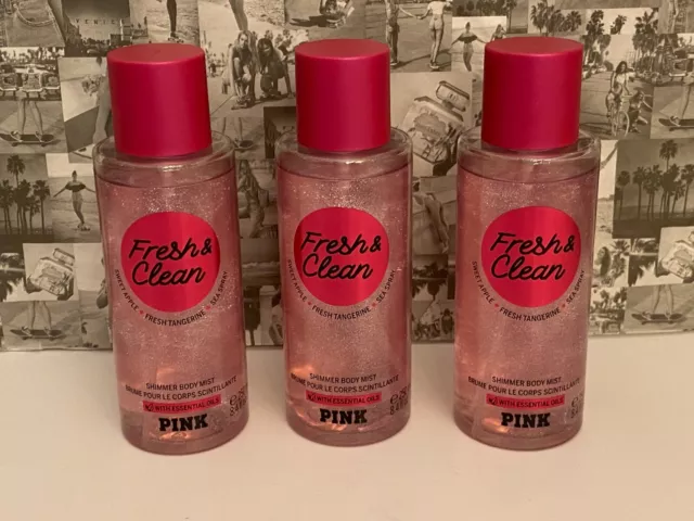 Pink fresh and clean shimmer mist clearance