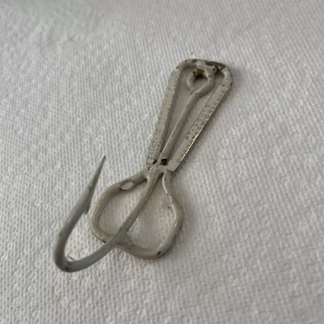 FISHING WALL HOOK Metal Key Leash Towel Coat Hanger Antique Brass