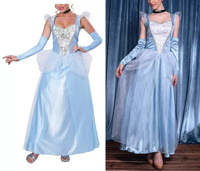 Cenerentola - Vestito Carnevale Donna Dress up Woman Cinderella Costume 8855012