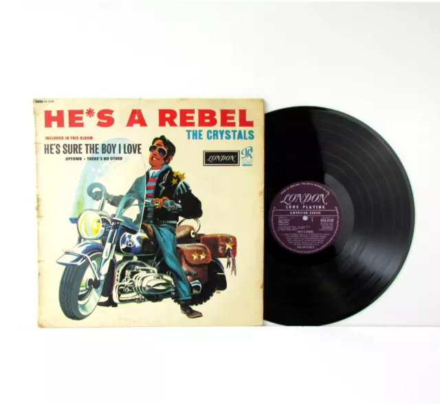 THE CRYSTALS He's A Rebel 1963 UK Mono London Records HA8120 Phil Spector