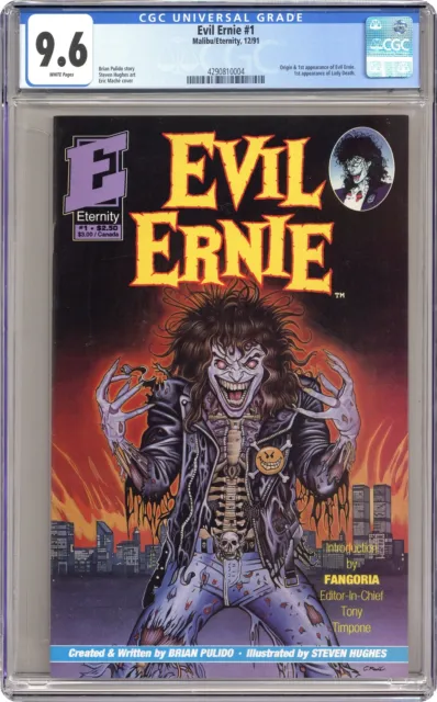 Evil Ernie #1 CGC 9.6 1991 4290810004 1st app. Lady Death