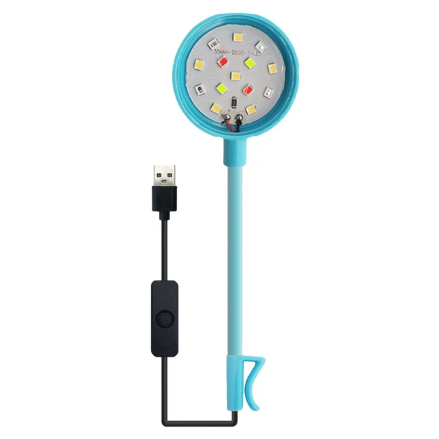 LED Aquarium Light Fish Tank Light Clip for Landscaping Small Fish Tank