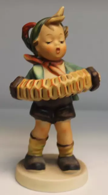 Hummel Figurine Accordion Boy HUM 185 TMK6 5 1/4" Tall