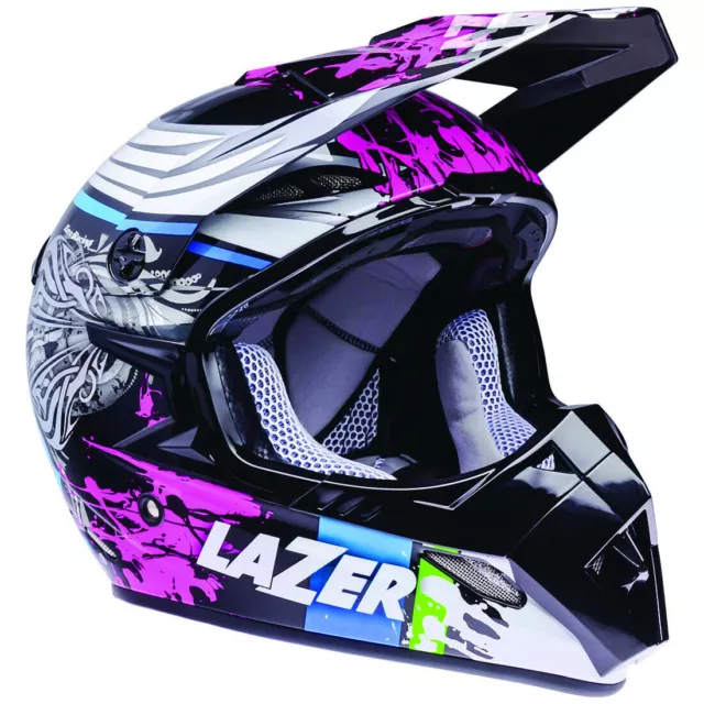 Lazer Motocross Helmet MX8 PURE GLASS PG MX Dirt Bike Motorbike Adult XL