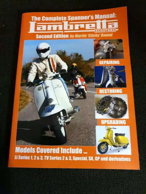 Lambretta Complete Spanners Manual 2nd Edition - Signed by Sticky