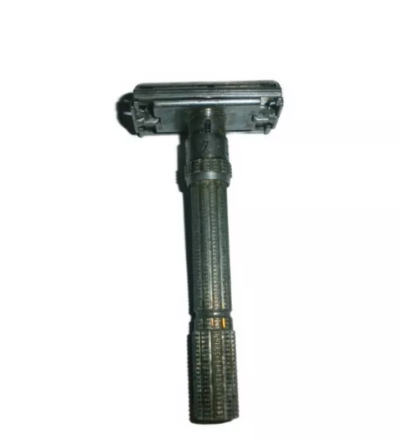 Alter Gillette Rasierhobel  SLIM safety razor Made in USA 60er