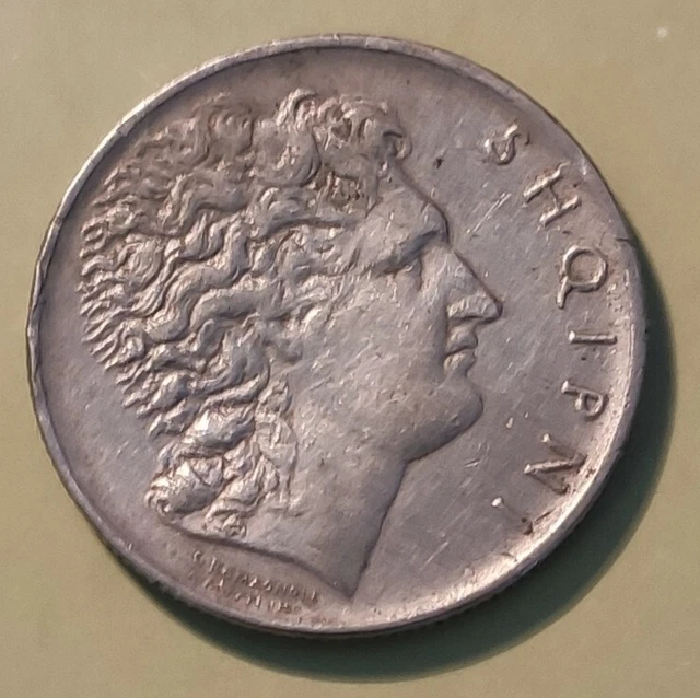 Albania  Coins  1 Lek  1927 R  SHQIPNI