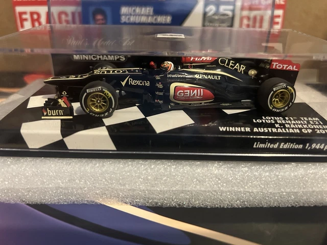 Lotus E21 Minichamps 1/43 - Raikkonen Vainqueur GP Australie 2013, Occasion