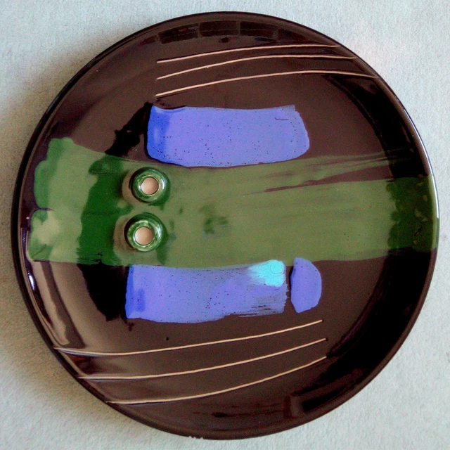 Monti Hand Painted Ceramic Plate Italy / Piatto Ceramica Dipinto A Mano Italia