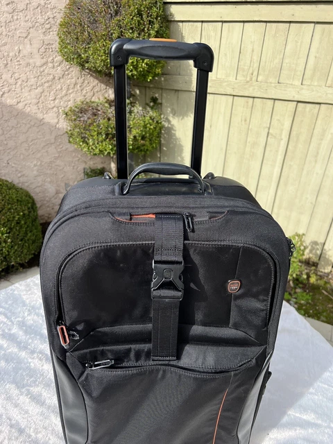 TUMI T TECH SUITCASE CARRY ON BLACK Ballistic Rolling Carry UPRIGHT 5622D 23" 3