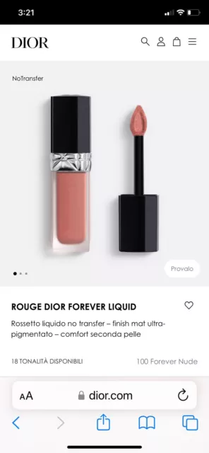 ROUGE FOREVER LIQUID - Dior - 100 Forever Nude