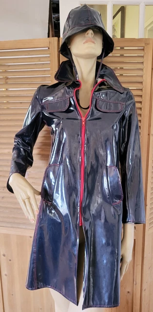 IMPER CIRE NOIR marque Tuzzi tres bon etat taille 42 EUR 25 00 PicClick FR