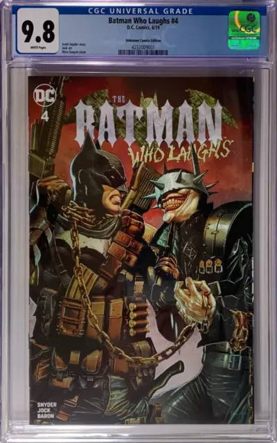 Batman Who Laughs #4 (6'2019) Mico Suayan Unknown Comics Exclusive Dc Comics