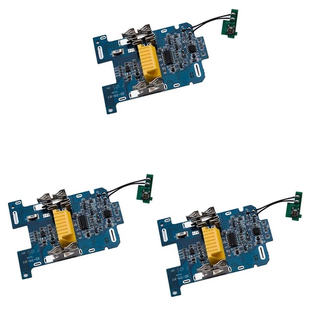 3 pz BL1830 - Batteria agli ioni BMS Scheda di ricarica PCB per strumento 18 V BL1815 BL186 V6Y6