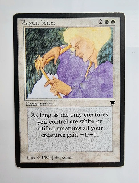 ANGELIC VOICES LP/MP Legends Magic the Gathering card mtg *FREE foil ...